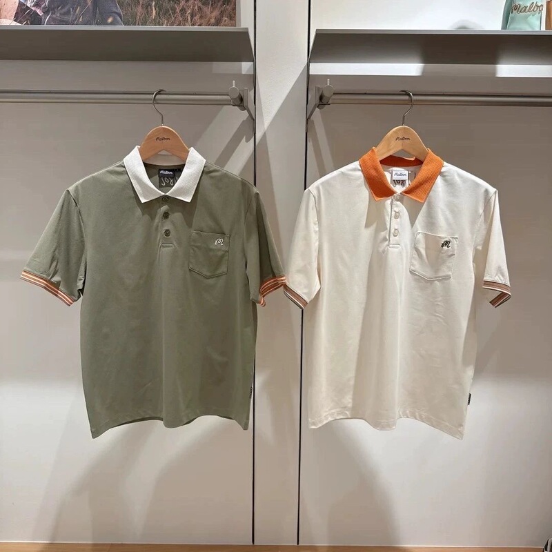 26 New Korean Golf Clothing Men's Golf Uniform Lapel Short-Sleeved Polo Shirt Sports Casual Short-Sleeved T-Shirt