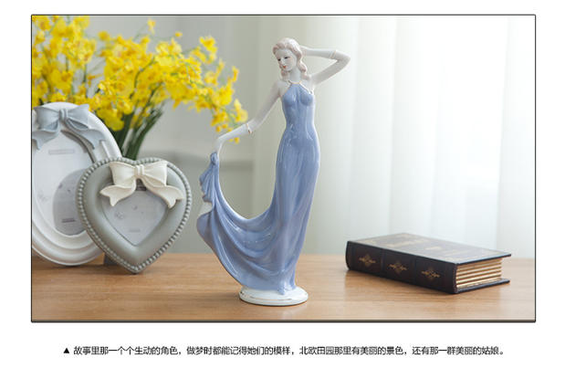 Nhà hiện đại đồ trang sức gốm thủ công tủ rượu hiển thị tủ đồ trang trí nữ phong cách châu Âu con số đám cưới trang trí phòng khách trang trí phòng khách đơn giản