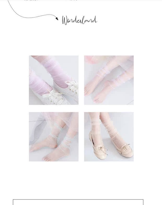 Vớ lưới tất vớ Hàn Quốc trong suốt vải tuyn vớ sáng bóng Nhật Bản vớ ống mỏng mùa xuân và mùa hè vớ cổ tích quần tất 5d