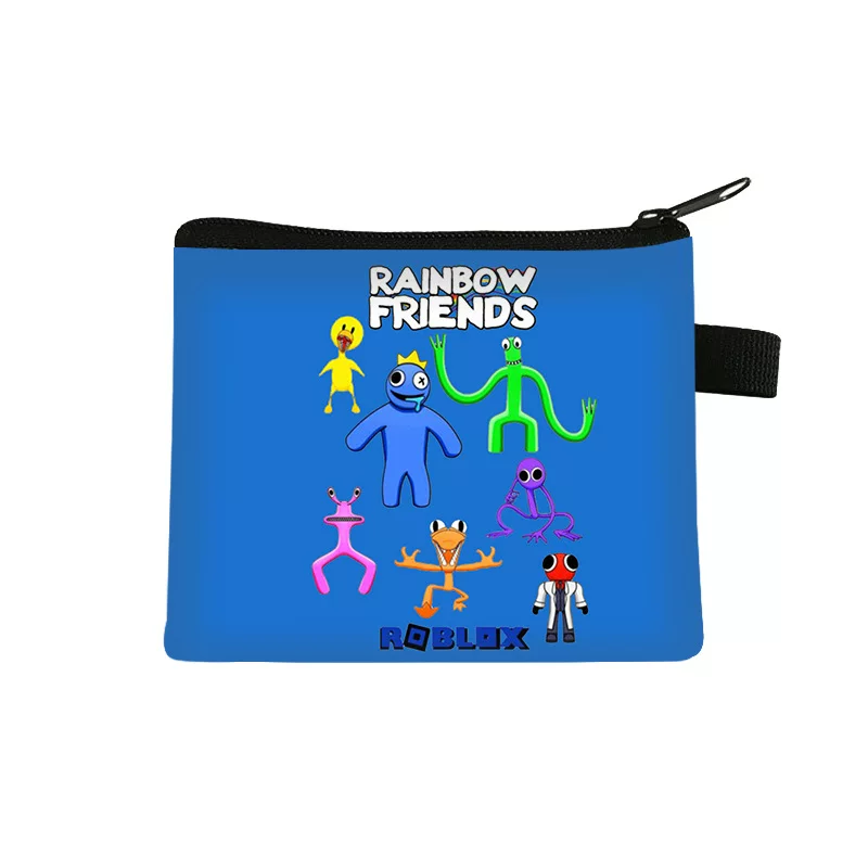 Кошелек-брелок в форме монетки Rainbow Friend ROBLOX Rainbow Friend с мини-кошельком для детей