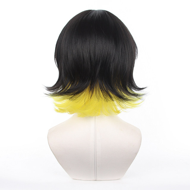 Blue Prison Bee Lehui reversed double color matching cosplay wig is available