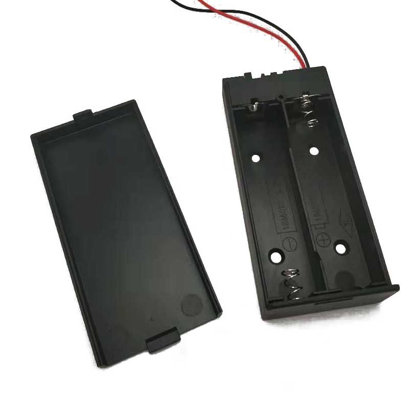 18650 battery case with lid battery case 7 4V battery case closure with switch 2-section lithium battery diy kit