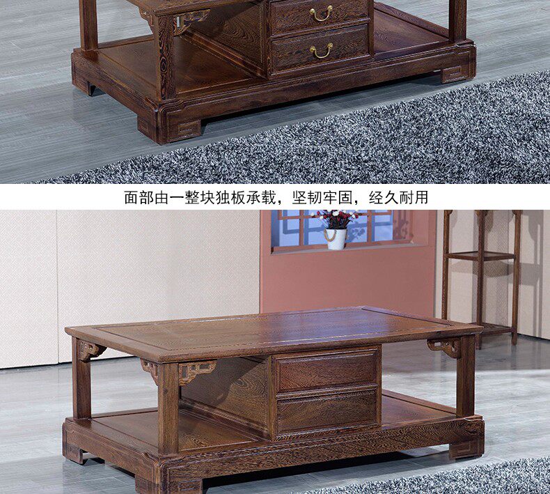 Махогани диван 红木家具鸡翅木新中式沙发家具客厅组合贵妃转角沙发实木整装沙发 Red palace furniture