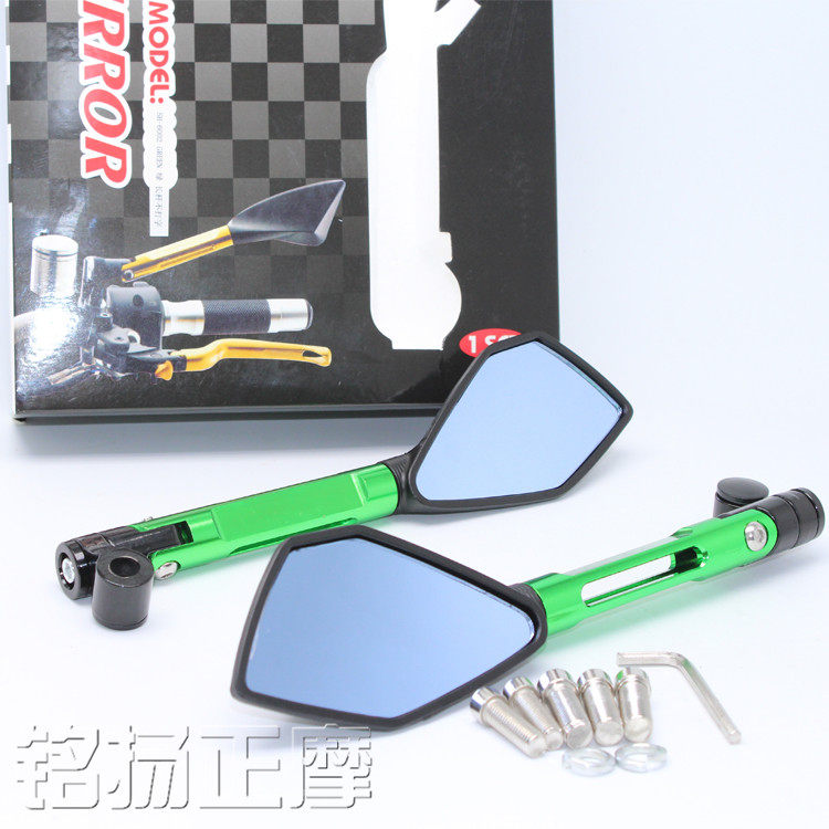 Supply motorcycle scooter moped modified rearview mirror Yamaha Sports car reflector extra large rearview mirror