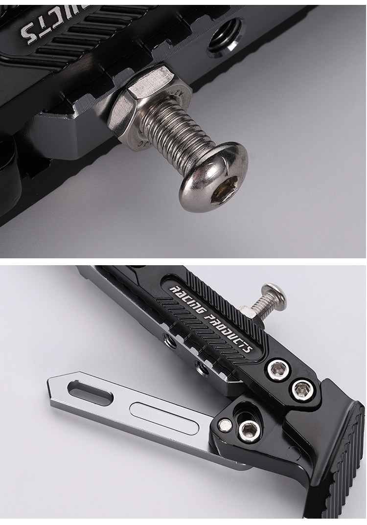 Wholesale motorcycle CNC adjustable side support adjustable side frame parking tripod electric motorcycle electric car M3 monkey War speed