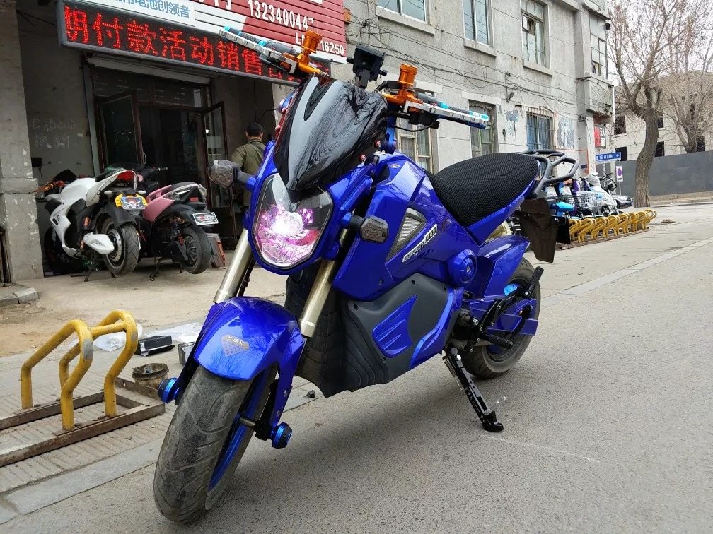 Wholesale motorcycle CNC adjustable side support adjustable side frame parking tripod electric motorcycle electric car M3 monkey War speed