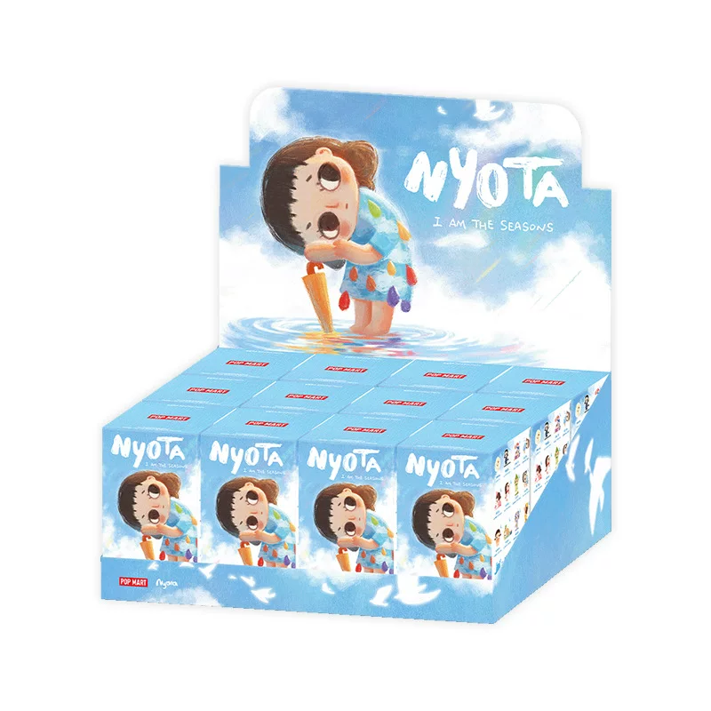 POPMART泡泡玛特 Nyota Four Seasons Series Model Blind Box Trendy Toys Ornaments Cute Gifts