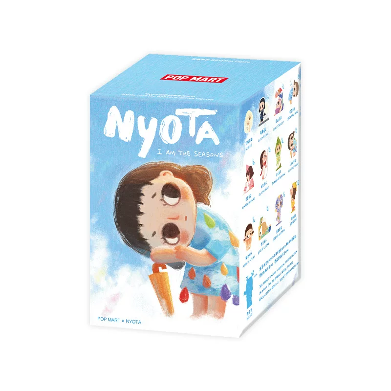 POPMART泡泡玛特 Nyota Four Seasons Series Model Blind Box Trendy Toys Ornaments Cute Gifts