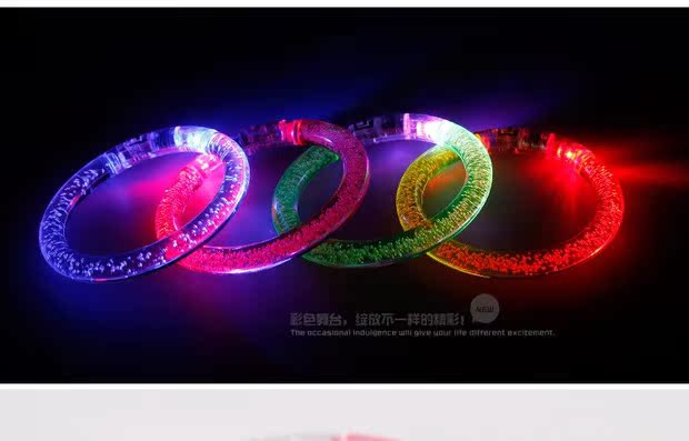 Fancy dress bên cung cấp vật liệu acrylic ánh sáng dính điện tử LED nhấp nháy vòng đeo tay ánh sáng đặc biệt bán buôn - Sản phẩm Đảng / Magic / Hiệu suất đồ hoá trang halloween