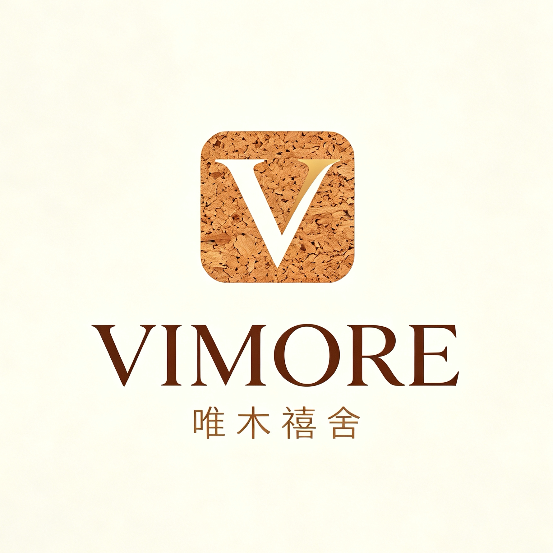 VIMORE唯木禧舍的LOGO
