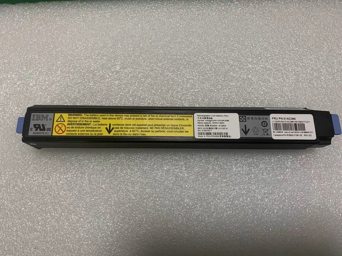 升级你的数据中心！🔥 IBM Lenovo Storage V3500 V3700 V5000 V2电池 FRUPART 01AC366-服务 ...