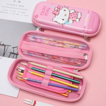 hello kittybi pen bag simple large capacity Net red ins girl heart pupils cute Japanese stationery bag