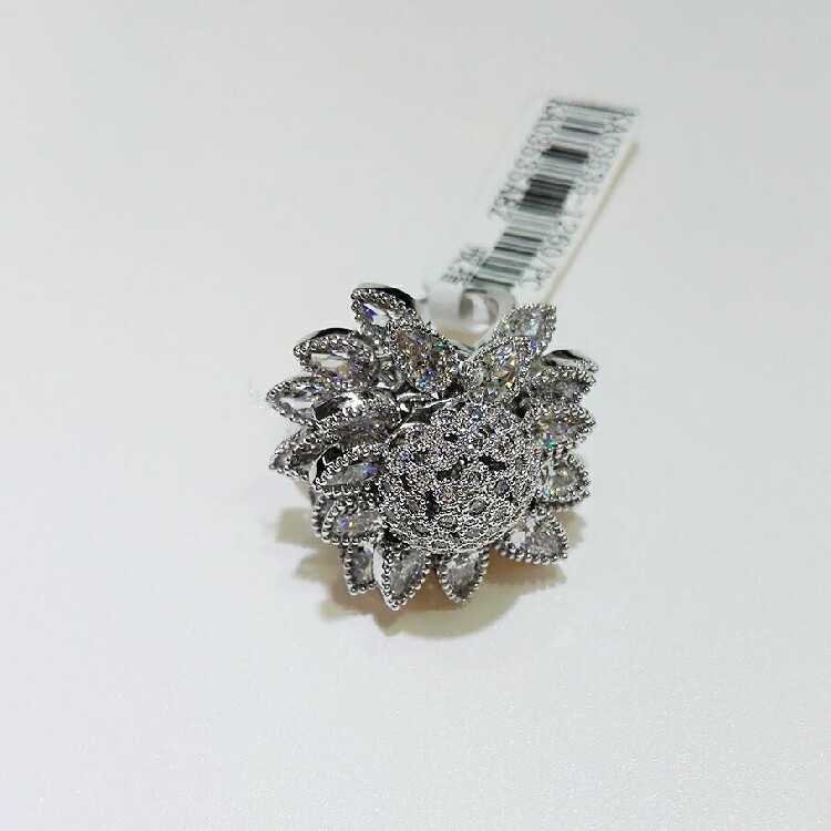 Bague Femme en Alliage argent plaque plaque or - Ref 3087948 Image 10