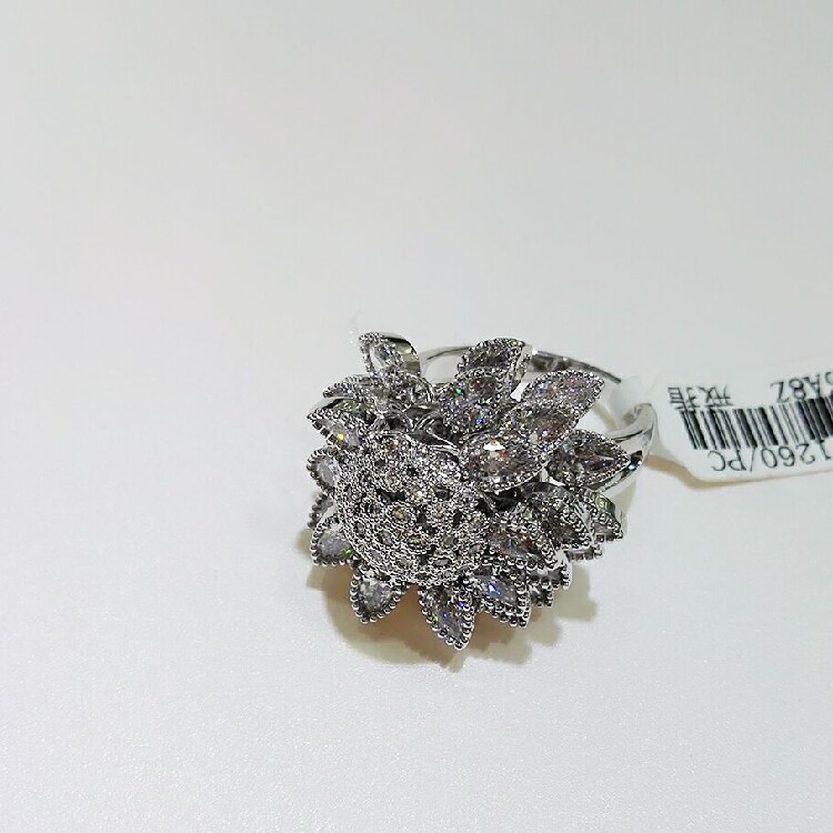 Bague Femme en Alliage argent plaque plaque or - Ref 3087948 Image 9