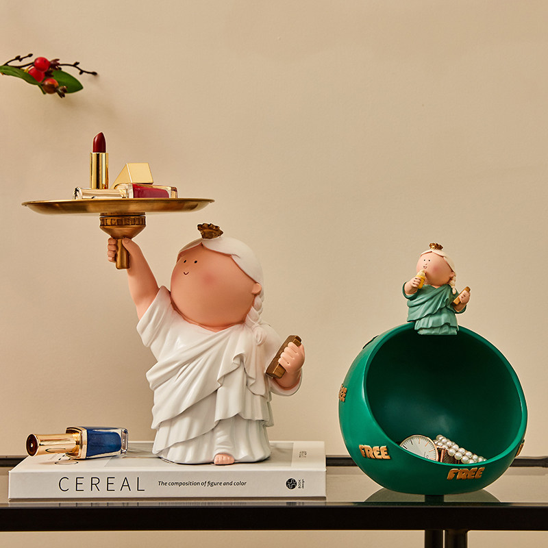 Creative entrance door Entry into the house Entrance Door Key Containing Pendulum Modern Living Room Desktop Shoe Cabinet Decorate Jo Relocation New Residence Gift-Taobao