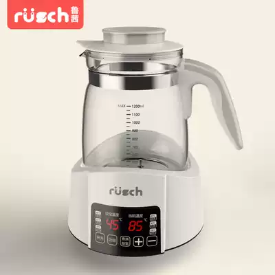 Thermostat Milk regulator Smart insulation kettle Baby automatic glass milk warmer White bear baby punch milk powder