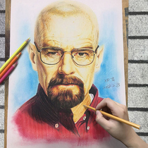 Generation drawing sketch portrait real person head photo custom hand drawn pencil drawing self portrait character portrait color lead painting