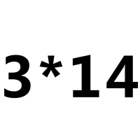 Оранжевый красный M3*14