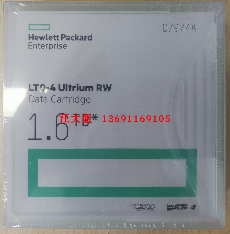 New Packaging HPE HP HP LTO4 Ultrium4 Data Tape (C7974A) 800GB-1 6TB 