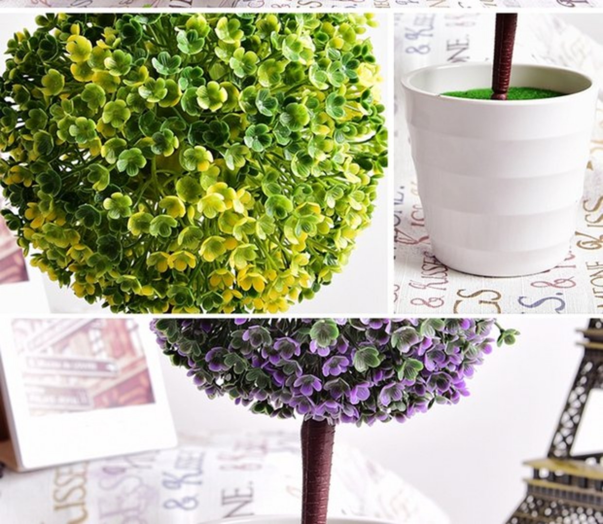 Thời trang hiện đại phụ kiện nhà mô phỏng chậu cherry snowball phòng khách trang trí phòng ngủ đồ trang trí nội thất phòng ngủ cổ điển dcor phòng ngủ vintage