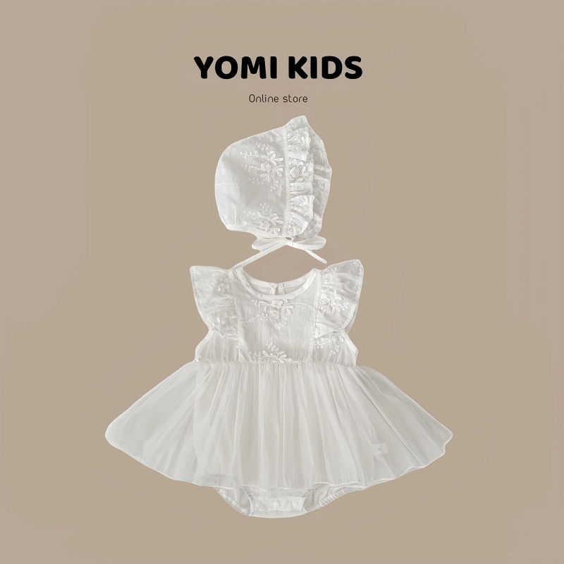 2026 Summer Baby Mesh Romper Dress, Stylish Floral Princess Dress for Baby Girls, 100-Day Banquet and First Birthday Romper Dress 2026 Summer Baby Mesh Romper Dress, Stylish Floral Princess Dress for Baby Girls, 100-Day Banquet and First Birthday Romper Dress