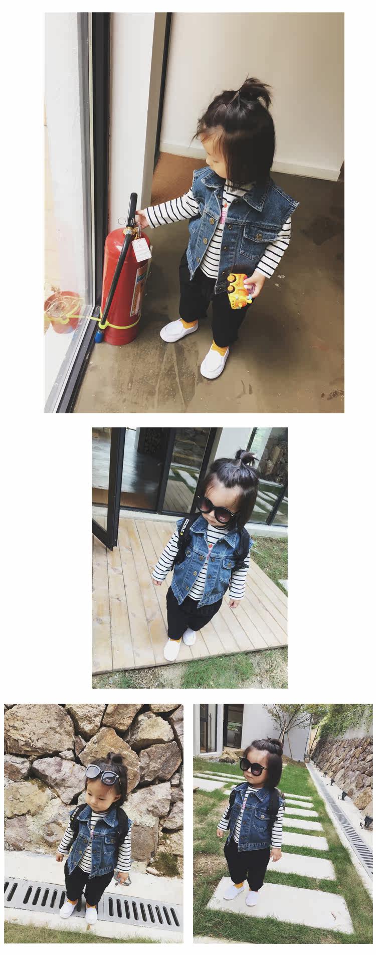 Gilet enfant en toile - Ref 2068814 Image 6