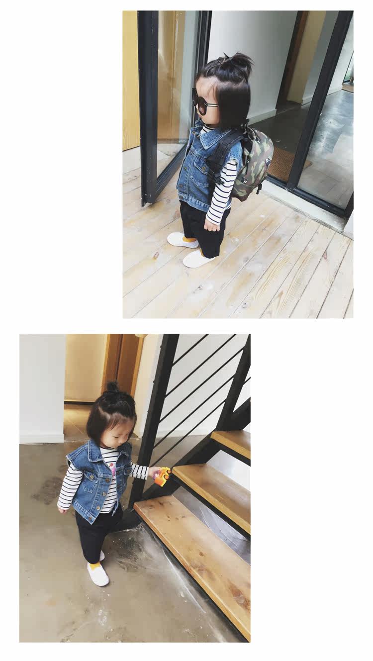 Gilet enfant en toile - Ref 2068814 Image 7