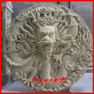 Guanghe artificial sandstone relief glass fiber faucet water spray garden sculpture Hotel villa home improvement water spray mouth material