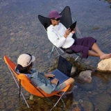 Mugaodi Yunxiang Butterfly Стул складной стул Лунный стул алюминиевый сплав на открытом воздухе легкий вес удобный