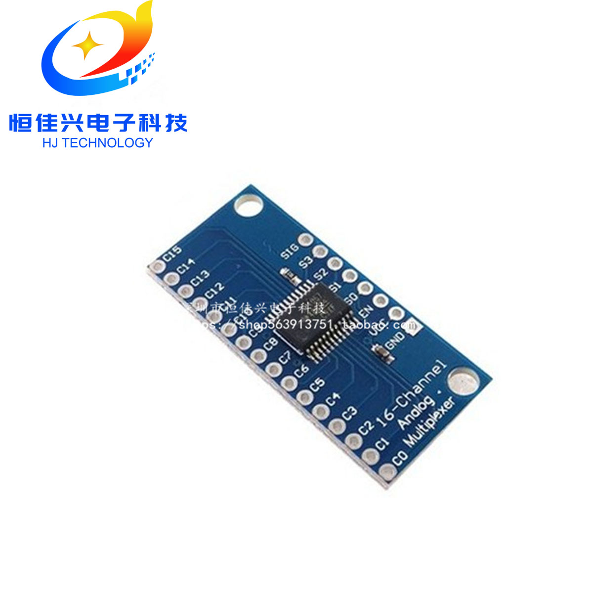 CD74HC4067高速CMOS 16通道模拟多路复用器 Analog/Digital