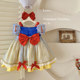 ເດັກຍິງ Lolita Snow White Dress Summer Children's Performance Clothes Girl's First Birthday Puffy Dress Dress