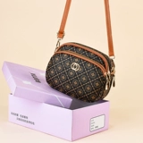 Вместительная и большая универсальная сумка для телефона, коллекция 2022, 2023, из натуральной кожи, трехслойная вуаль