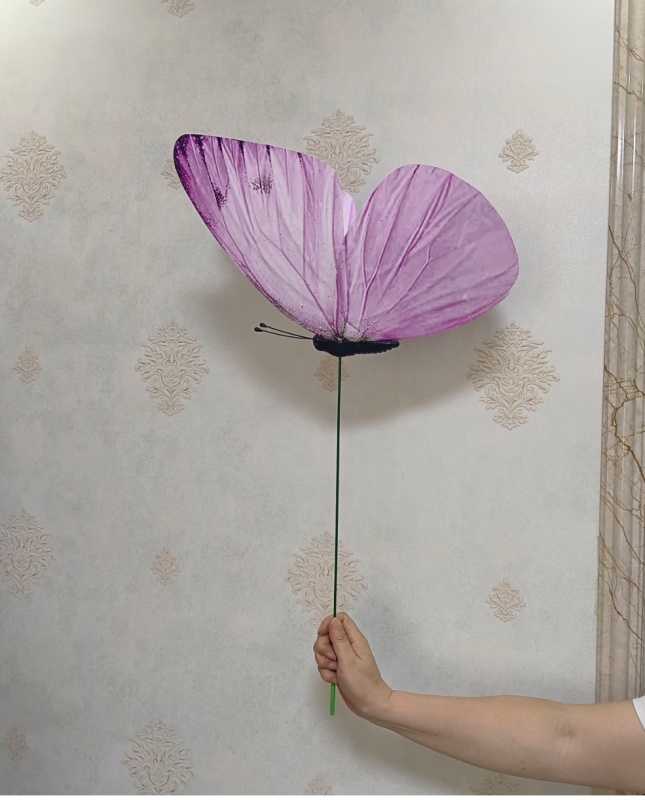50cm Large Butterfly Props with a Branch to Hold Onto, Dynamic and Easy to Use, Won'T Cause Wings to Break 50cm Large Butterfly Props with a Branch to Hold Onto, Dynamic and Easy to Use, Won'T Cause Wings to Break