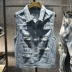 Ba kapok cổ đại 肆意 秀 Áo mùa hè không tay vest nam xu hướng cá tính thương hiệu xu hướng vest vest denim vest nam - Dệt kim Vest áo vest nam body Dệt kim Vest