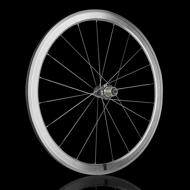 Retro Silver Road Wheel Set 700C120 Bearing Hub 40/50mm High Frame V/C Disc Brake Aluminum Alloy