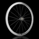Retro Silver Road Wheel Set 700C120 Bearing Hub 40/50mm High Frame V/C Disc Brake Aluminum Alloy