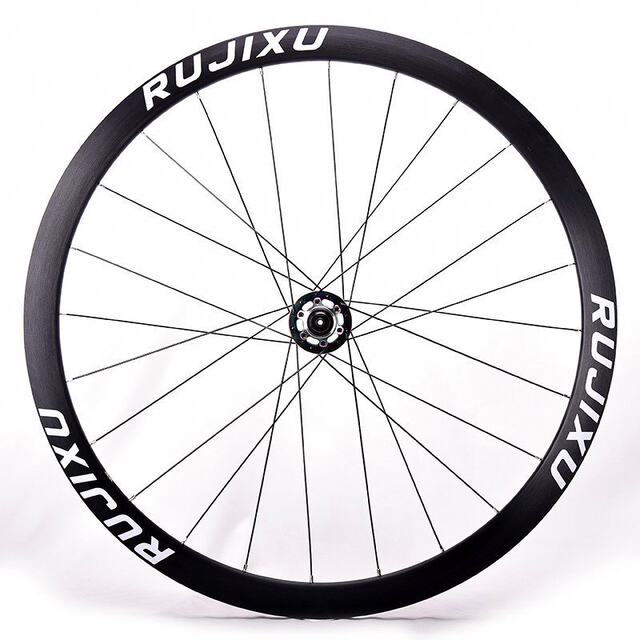 240 Spoke 700C Ruijixion Frame Height 38mm Aluminum Alloy 5 Bearing Thru-Axle Quick Release Road Bike Disc Brake Wheel
