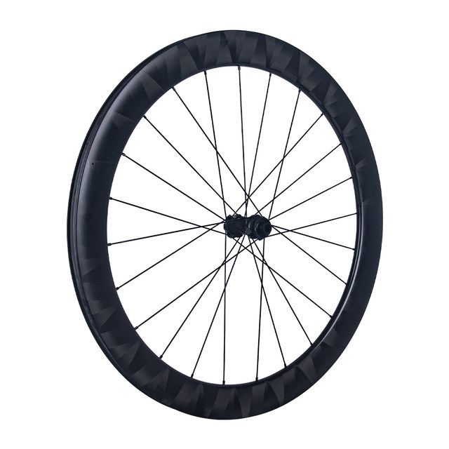 Rujixu 55mm Frame High Carbon Fiber Butterfly Pattern 36t Ratchet Disc Brake Wheelset Vacuum Integrated 8-12 Speed