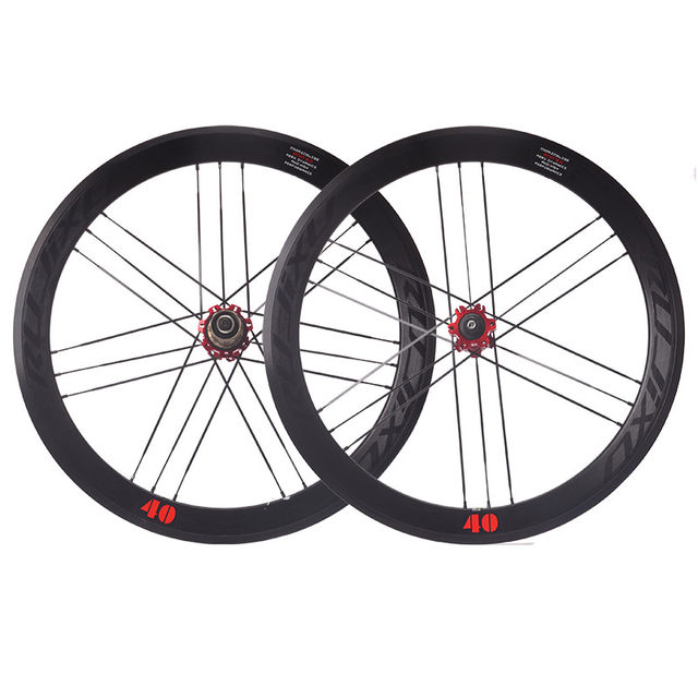 Rui Jackson Small Wheel Set Foldableing Car 20 Inch 406 451 Disc Brake V Brake Wheel Set G3 Straight Pull Wheel Hub P8 Modification