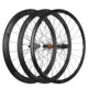 Rujixu 700C Aluminum Alloy High-Profile Road Wheels 50mm Rims 36t Planetary Gear V/C Brake Disc Brake Wheelset