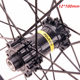 700C Eccentric Circle Road Disc Brake Wheel Set Six Ding/Medium Lock Front Two Rear Four Bearing Barrel Shaft Quick Release Optional
