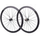 700C Frame Height 38mm Road Bike Straight-Pull V-Brake Pure Disc Brake Version Six-Bolt Center Lock Quick Release Road Bicycle Wheel