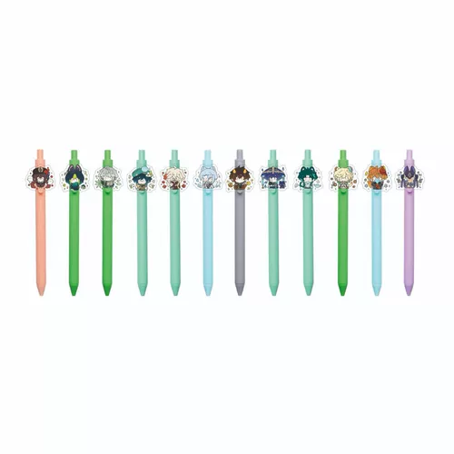 Genshin, акриловая ручка-роллер, брелок