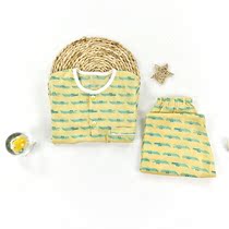 Pure cotton gauze boy girl pajamas air conditioning clothes summer models