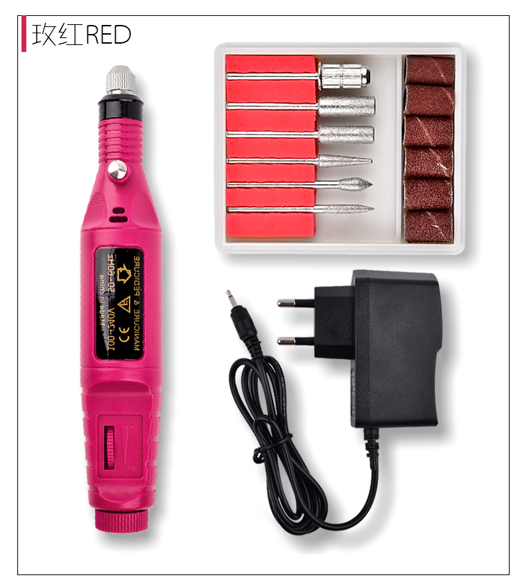 Nail Art Electric Pen Máy mài Unloading Nail đánh bóng Máy công cụ tẩy tế bào chết Da chết đánh bóng bộ dụng cụ làm móng