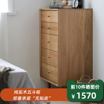 Bedroom drawer Five bucket cabinet leaning against wall TV cabinet sofa Next to small family type room bedside storage containing bucket closet