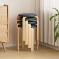 Модель мягкой сумки [в упаковке 4 шт.] цвет дерева + темно-синий, прочный и устойчивый, штабелируемый