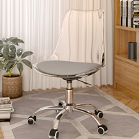 Ранняя прозрачная ледяная спина+серая подушка [вращение подъема] стальная нога