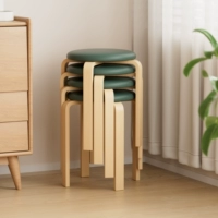 Модель мягкой сумки [4 шт. в упаковке] цвет дерева + темно-зеленый, прочный и устойчивый, штабелируемый