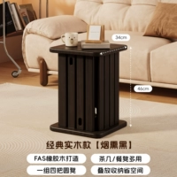 Квадратный табурет Jenga ⚡ Черный премиум-класс ⚡ [Бесплатная бархатная подушка] ⭐ Поставляется в полной упаковке √ Установка не требуется Небольшой размер квартиры √